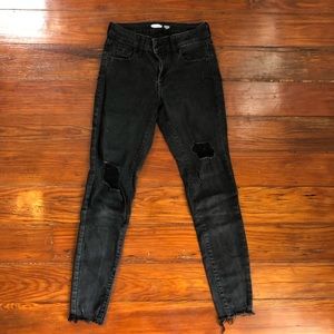 Black skinny jeans